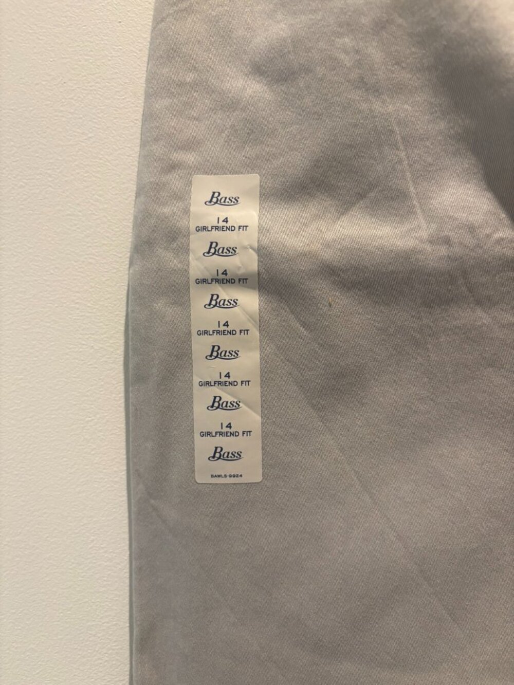 G.H. Bass & Co. Girlfriend fit Grey Chino - Picture 5 of 10